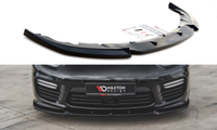 CUP Spoilerlippe Schwarz FüR Porsche Panamera Turbo 970 FL Frontspoiler Lippe V1