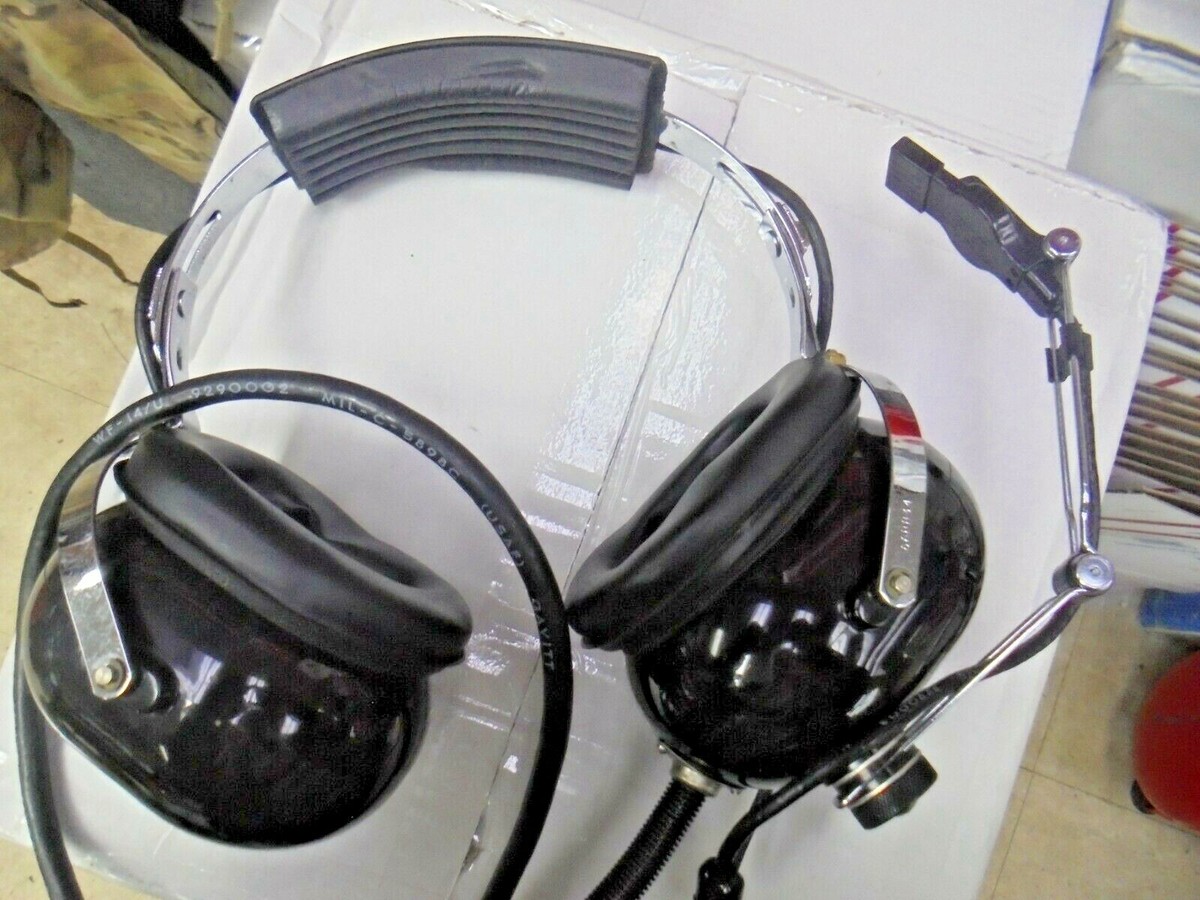DAVID CLARK AIR CREW HEADSET MICROPHONE 16831G-O1 NSN 5965-00-168