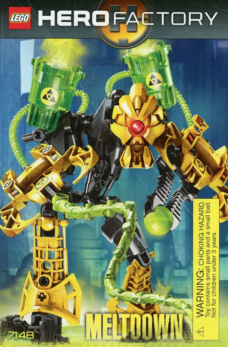 Retired LEGO Hero Factory #7148 - Meltdown. Instruction Manual