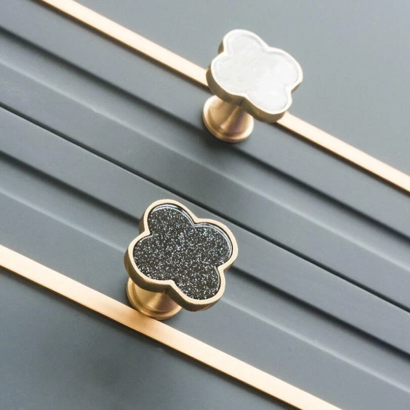 Möbelknopf Möbelgriffe Luxus Messing Schrank Schubladen KNÖPFE Möbelknauf - Bild 4 von 4