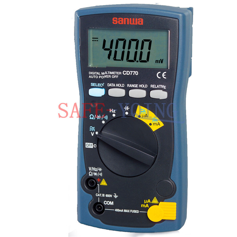 本日限定価格　SANWA デジタルテスター　CD772 one New CD770 Sanwa Digital Multimeters Standard type 3-3/4