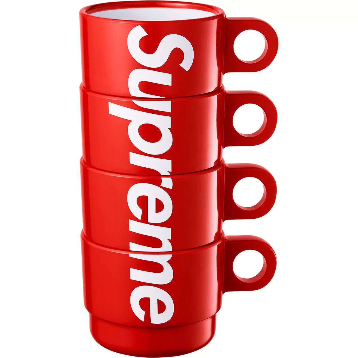 Supreme Stacking Cups Red 4PCS Set 18S/S Season