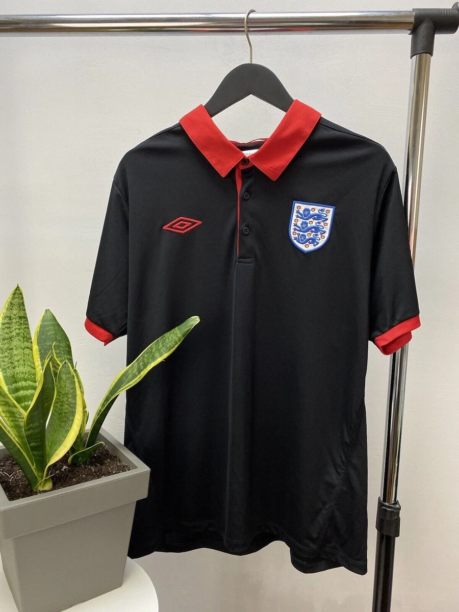 Umbro England Soccer Jersey Football Shirt Size XL Black X Large