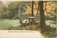 Postcard, Sophienhaus im Park zu Schloss Burk (GK) 19656