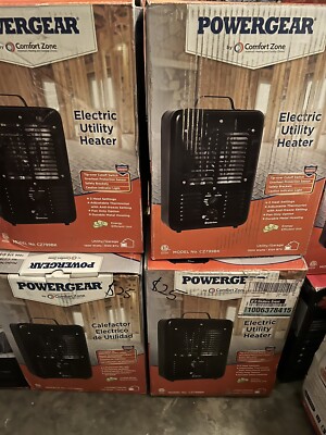 Comfort Zone CZ798BK Deluxe Milkhouse Utility Heater/Fan Black 75877125385  | eBay