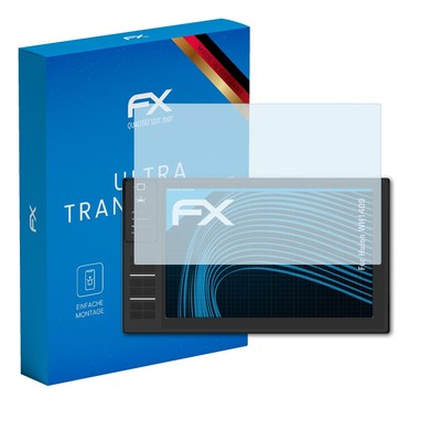 atFoliX 2x Displayschutzfolie für Huion WH1409 Schutzfolie klar Folie