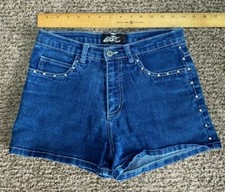 Vintage Lazer Jeans Shorts Studded Stretchy