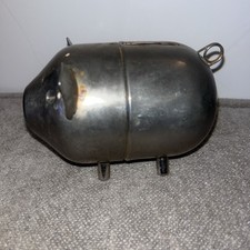 4.75” Chrome Metal Looking Piggy Bank