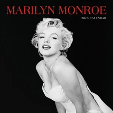 Carousel Calendars,  Marilyn Monroe Black and White 2026 Mini Wall Calendar, 12'