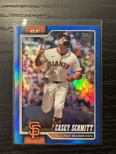 Topps 2026 Series 1 Casey Schmitt Blue Rainbow Foil /150 San Francisco Giants
