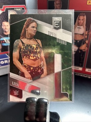 LITA: 2023 Panini Donruss Elite WWE GREEN Parallel SPELLBOUND L #24 Legends
