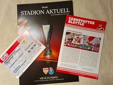 Stadion Aktuell Programmheft, VfB Stuttgart - FC Porto, Cannstatter Blättle
