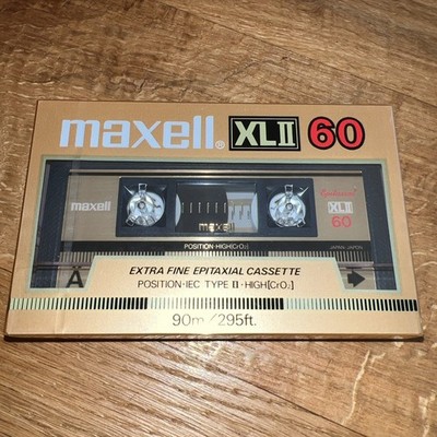 Maxell XL II 60 Extra Fine Epitaxial Kassette Neu OVP Audio Cassette
