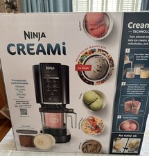 Ninja CREAMi 7-in-1 One Touch Ice Cream Frozen Treat Maker Open Box CN305A 3 Pts