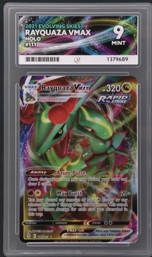 Rayquaza VMAX graded ACE 9 for sale on eBay