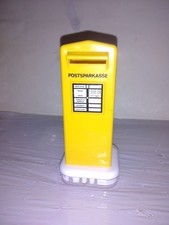 Spardose Postsparkasse Deutschen Bundespost Briefkasten Original 1970  Gelb