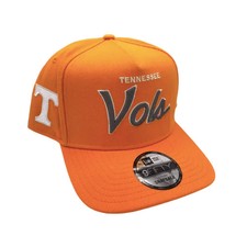 TENNESSEE VOLUNTEERS 9FIFTY A-FRAME NEW ERA NHL ORANGE SCRIPT SNAPBACK HAT