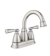 MOEN Banbury 84943SRN 4in Centerset Bathroom Faucet Brushed Nickel DAMAGED BOX