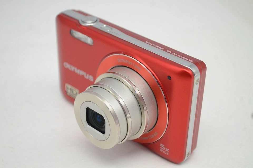 [Near mint] OLYMPUS VG-120 14.0MP Compact Digital Camera Red #250924ab - Image 2 of 4
