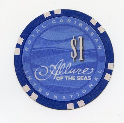 Magnet Royal Caribbean Allure of the Sea Cruise Ship Casino Chip fridge door 3 