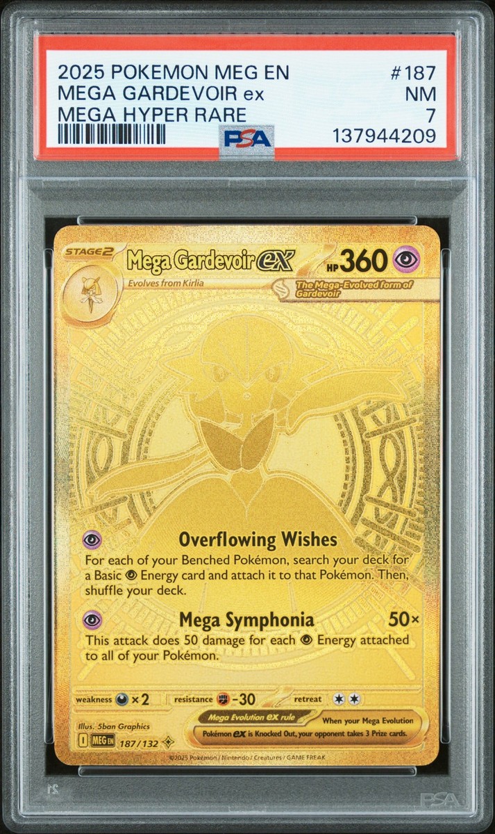 Mega Gardevoir ex 187/132 Me01: Mega Evolution Holo for sale