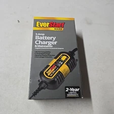 EverStart MAXX 3 Amp 6V/12V Automotive Battery Charger (BC3E) - New (M)