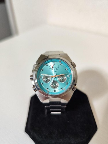 Citizen Quattro Quad Zeitzone Uhrenbatterie ersetzt blaues Zifferblatt kostenloser Versand - Bild 2 von 24