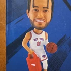 Jalen Brunson New York Knicks #11 NBA Basketball Bobblehead w/ Ball & Box