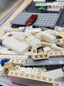 LEGO 21030 U.S. Capitol Architecture Partial Set w/ Name Tile Dome Columns Base