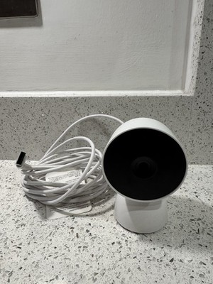 Google Nest Cam Indoor, kabelgebunden, smarte Überwachungskamera - Schnee (GA01998-GB) GJQ9T