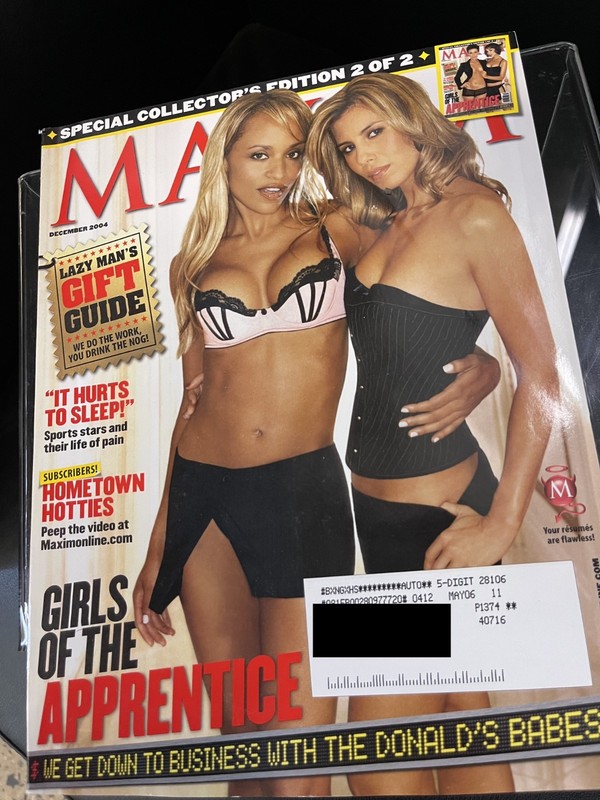 Maxim Magazine December 2004 Hometown HottiesGirls of the Apprentice!