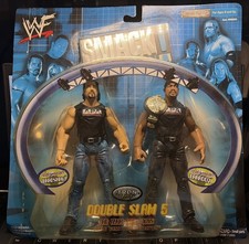 WWF Jakks APA BRADSHAW FAROOQ SmackDown DOUBLE SLAM 5 WWE Wrestling