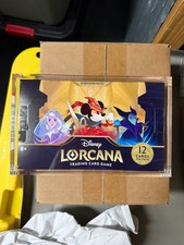 Disney Lorcana: The First Chapter Booster Box FIRST PRINT RUN CM1 Acrylic Case