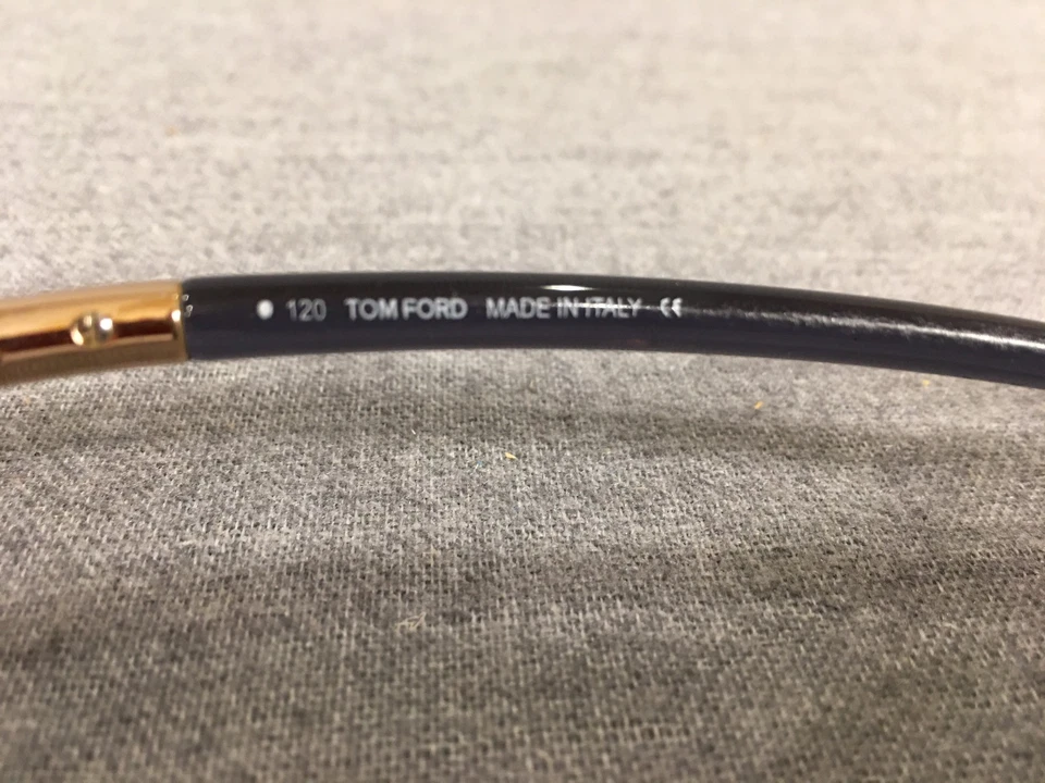 Tom Ford Sunglasses Jennifer TF8 B5 Shiny Blue Butterfly w/ Gradient Blue Lenses - Image 4 of 4