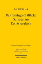Das rechtsgeschäftliche Surrogat im Rechtsve...