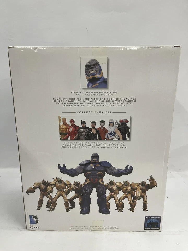 DC Collectibles Darkseid 13" Figura de Acción de Lujo Caja Tiene Desgaste SELLADO Foto 3 de 3