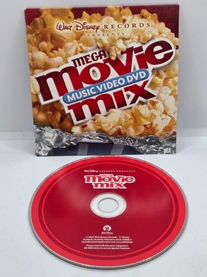 Mega Movie Mix CD Music Video DVD Various Artists Walt Disney VG to Excellent