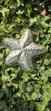 Starfish Aluminum Metal Chocolate Candy Jello Mold  Hanging Hook 10" Diameter 