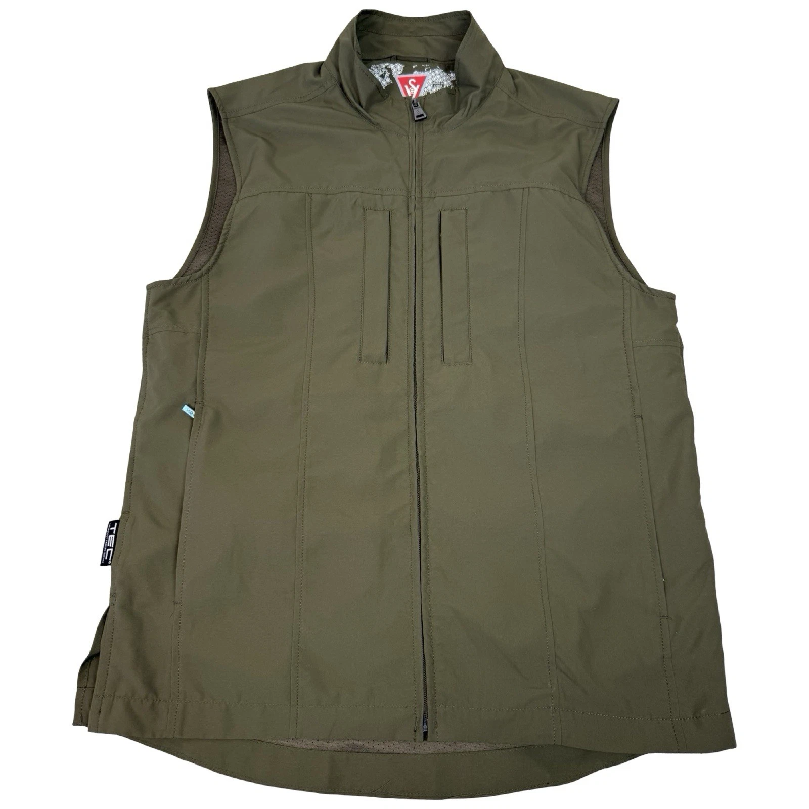SCOTTEVEST SeV Travel Vest Mens Medium TEC Green Tactical Multi Pocket Security