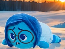 Inside Out 2 Disney Pixar Emotions SADNESS Comfort Weighted Plush New  Tag