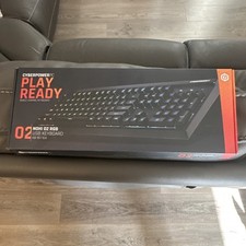 CyberPowerPC NOHI 02 RGB Wired USB Gaming Keyboard Illuminated Black QWERTY