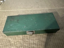 S-K TOOLS 1/2" DR 6 PT DEEP SAE IMPACT SOCKET SET IN METAL BOX 7/16" - 7/8"  USA