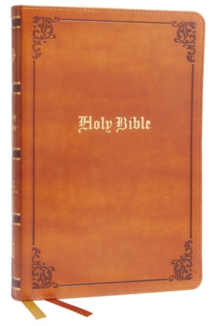 Kjv Holy Bible: Large Print Thinline, Tan Leathersoft, Red Letter, Comfort Print: King James Version Thomas Nelson - Image 3