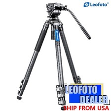 OPEN Leofoto Carbon Fiber Video Tripod Kit LVM-324C BV-10 with 75mm bowl