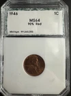 1946 Lincoln Wheat Cent – Uncirculated – Strong Detail & Original Luster – Post-