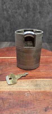 Vintage Miracle Lock SPL Padlock w Original Marked Key Working Lock 049941