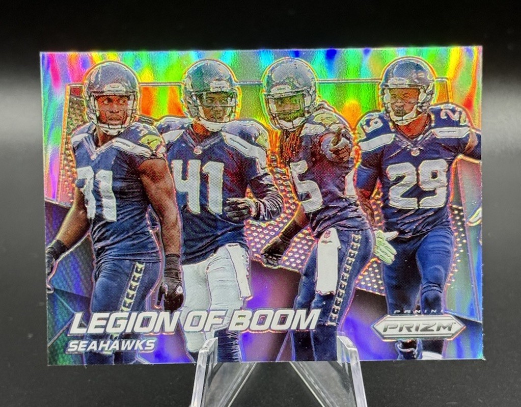 2014 Prizm #200 Seahawks LEGION OF BOOM Silver Prizm 🔥 Sherman / Thomas 🔥