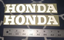2x Authentic Vintage Honda Vinyl Decal Sticker Reflective Motorcycle Diecut 2x Authentic Vintage Honda Vinyl Decal Sticker Reflective Motorcycle Diecut
