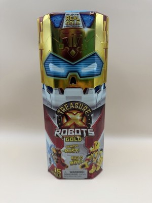 Treasure X Robots Gold Remove Build Discover 15 Levels NEW SEALED Moose Toys