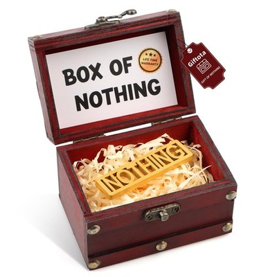 Giftota The Gift of Nothing - Gag Gifts for 1 Count (Pack 1), box-1 